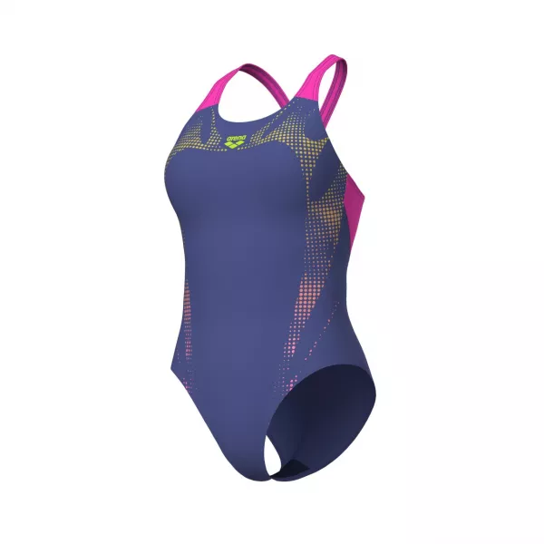 Жіночий купальник Arena SPIDER WEB SWIMSUIT V BACK