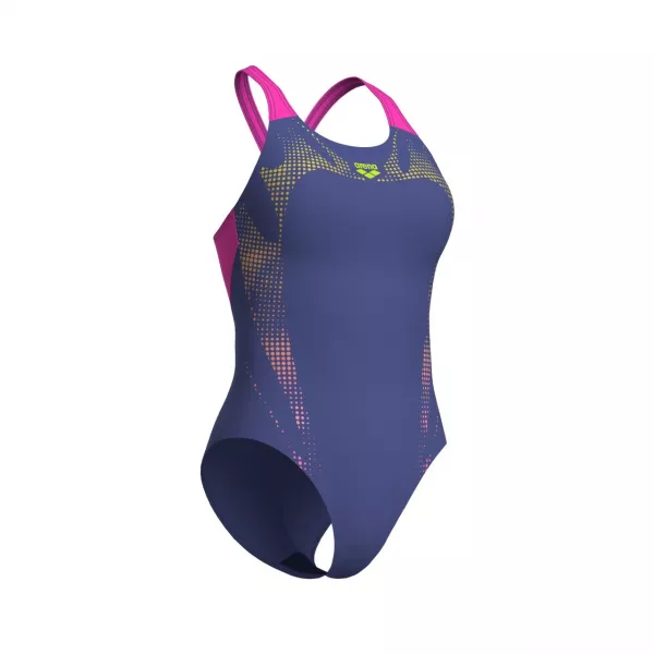 Жіночий купальник Arena SPIDER WEB SWIMSUIT V BACK