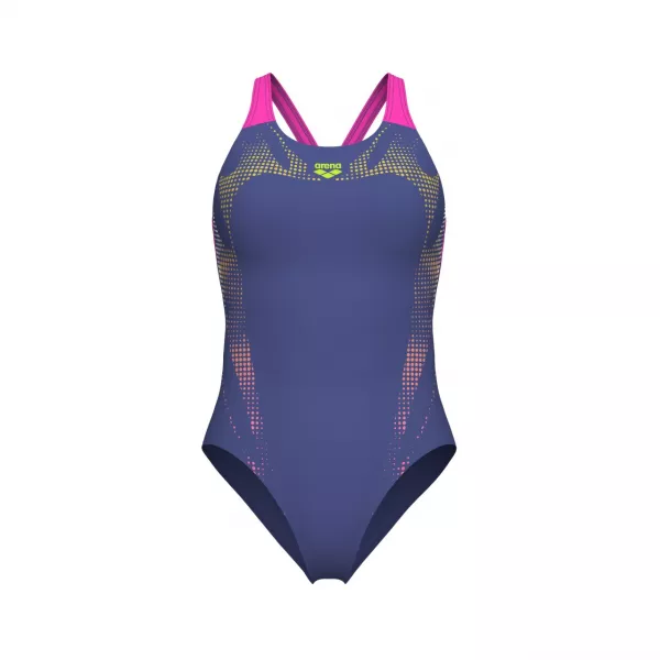 Жіночий купальник Arena SPIDER WEB SWIMSUIT V BACK