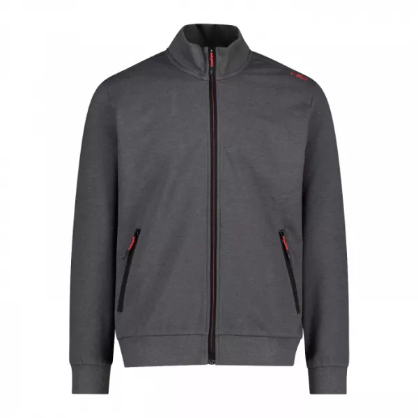 Чоловічий реглан CMP JACKET STRETCH BRUSHED FLEECE