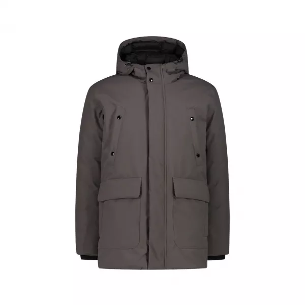 Чоловіча парка CMP LONG JACKET FIX HOOD TWILL