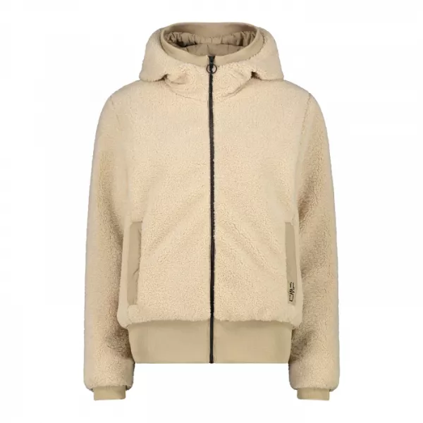 Жіноча куртка CMP JACKET FIX HOOD TEDDY FUR
