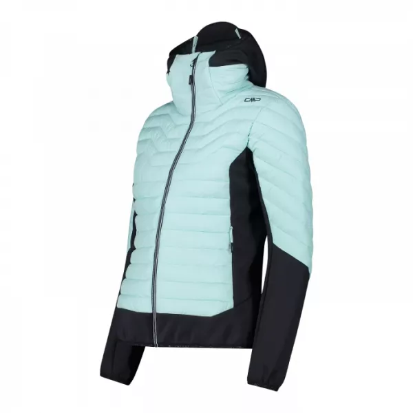 Жіноча куртка CMP JACKET HYBRID FIX HOOD NYLON
