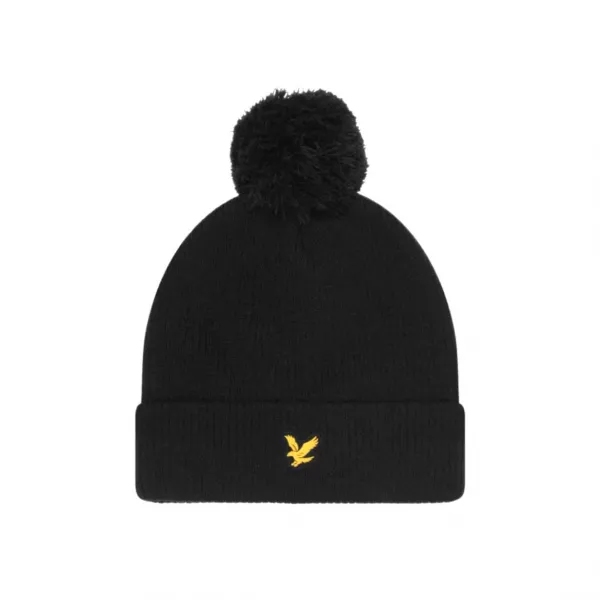 Чоловіча шапка Lyle & Scott GOLF PLAIN BOBBLE BEANIE