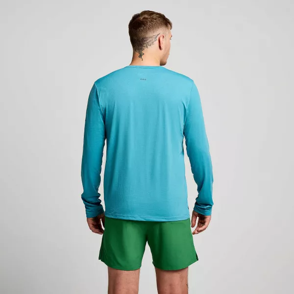 Чоловічий лонгслів  Saucony STOPWATCH LONG SLEEVE